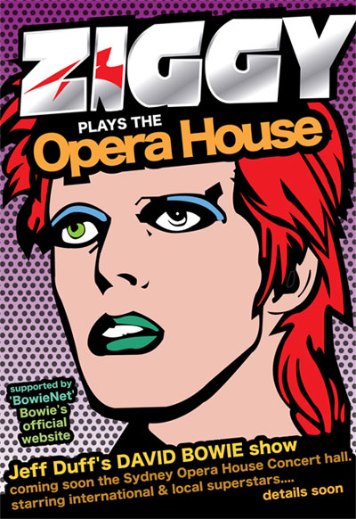 David Bowie by Duffo at The sydney Opera house