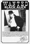 Wanted - Black Alice Poster from the movie  Sons of Steel 